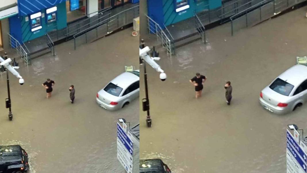 Samsun'u sağanak vurdu: Evleri su bastı, sokaklar göle döndü 6